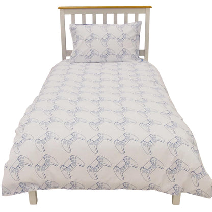 Blue - Pack Shot - Playstation Game Controller Reversible Duvet Set