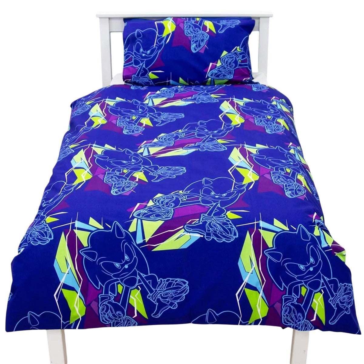 Blue - Pack Shot - Sonic The Hedgehog Digital Gaming Reversible Duvet Set