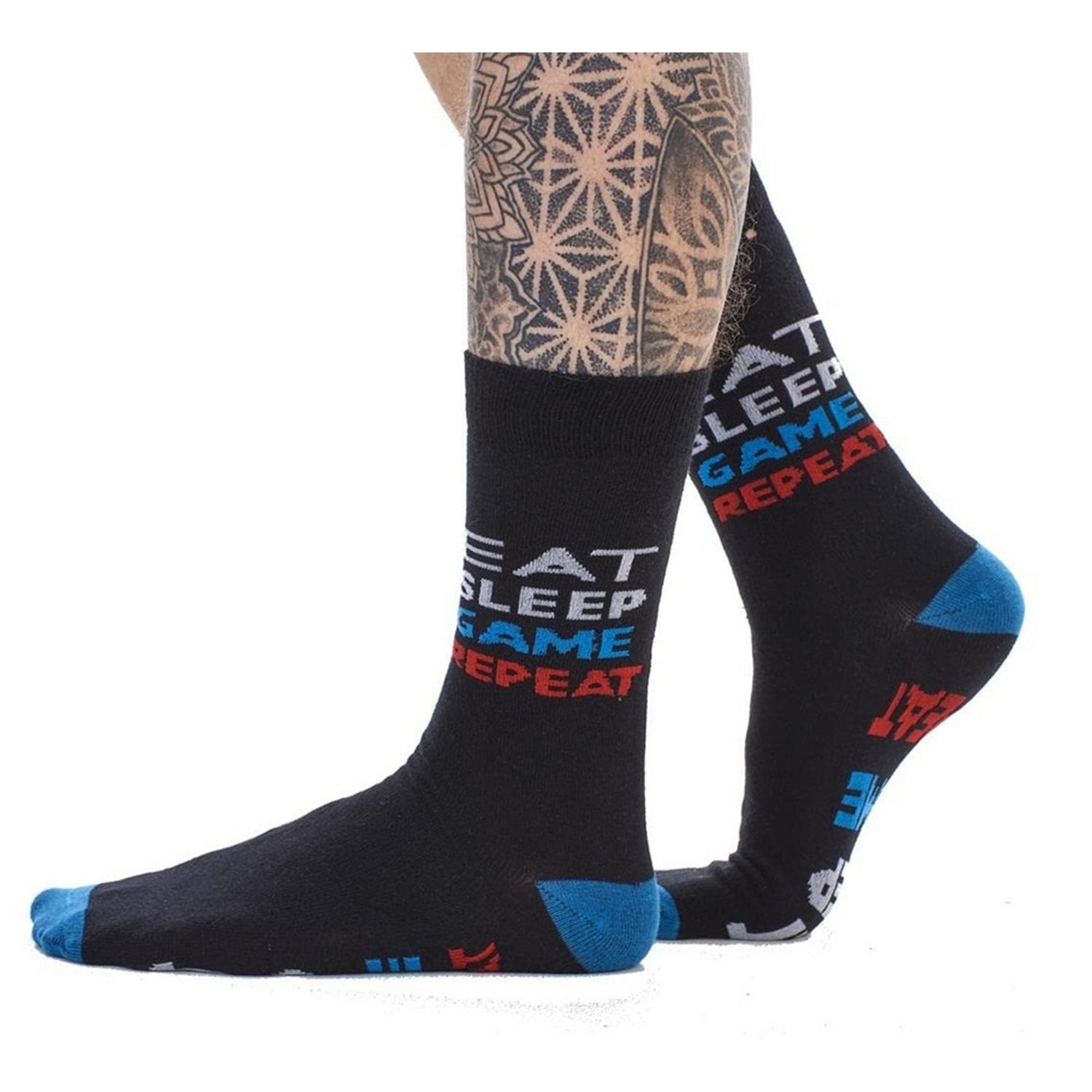 Multicoloured - Side - Soxy Childrens-Kids Gamer For Life Socks (Pack of 6)