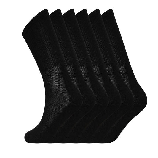 Black - Front - Soxy Mens Socks (Pack of 6)