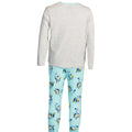 Blue-Grey - Back - Bluey Childrens-Kids Characters Long Pyjama Set