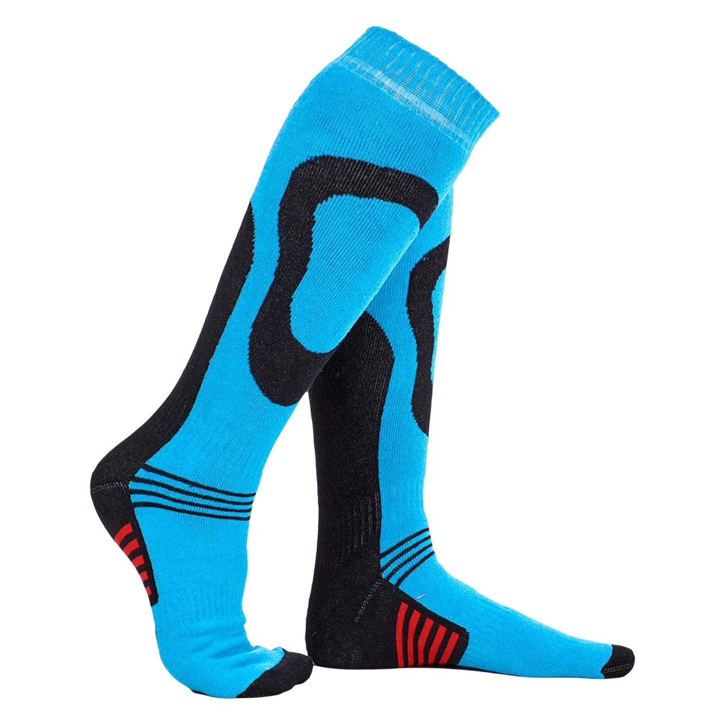 Multicoloured - Side - Soxy Womens-Ladies Thermal Ski Socks (Pack of 5)