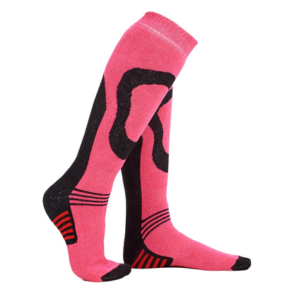 Multicoloured - Pack Shot - Soxy Womens-Ladies Thermal Ski Socks (Pack of 5)