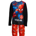 Multicoloured - Back - Spider-Man: Miles Morales Childrens-Kids Logo Long Pyjama Set (Pack of 2)