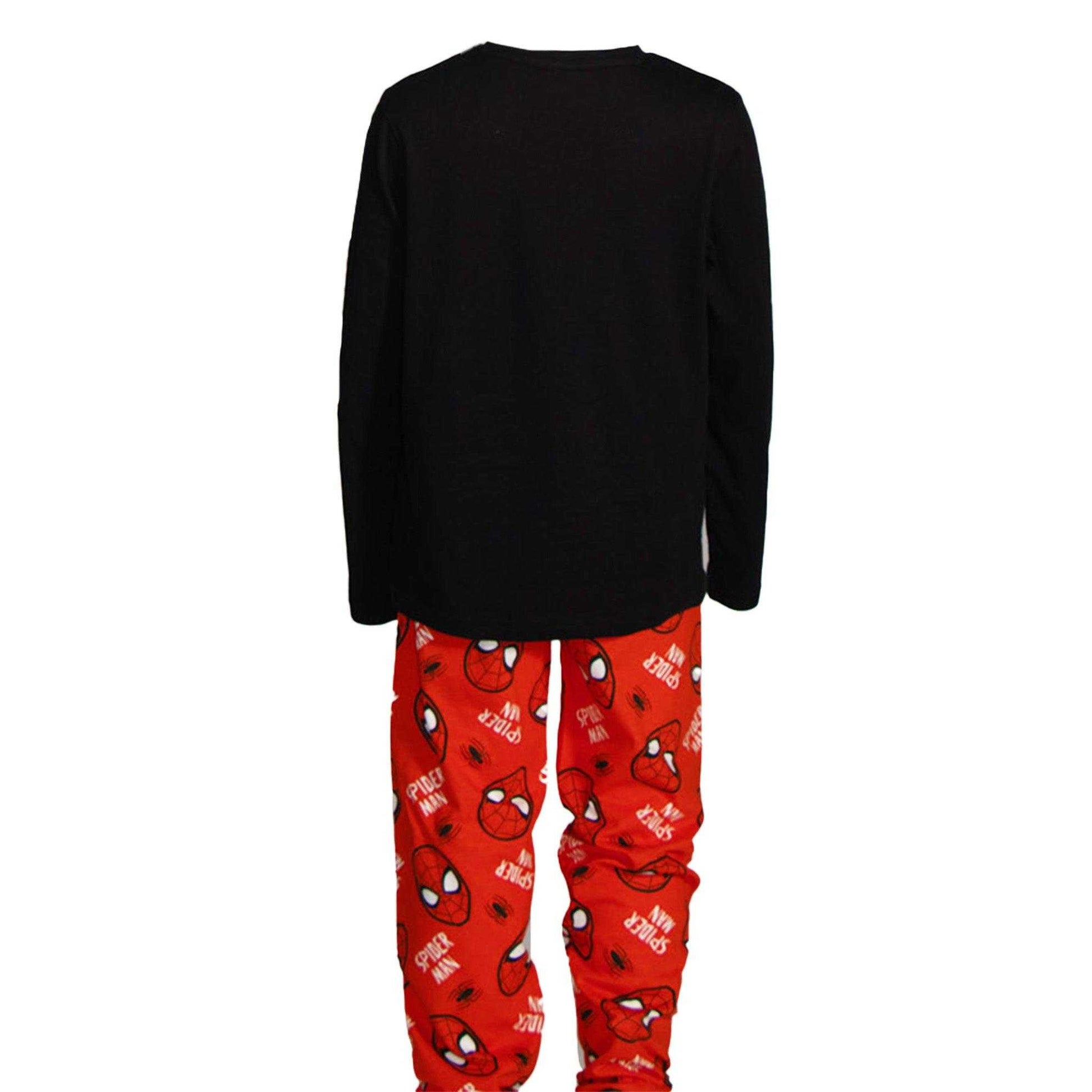 Multicoloured - Lifestyle - Spider-Man: Miles Morales Childrens-Kids Logo Long Pyjama Set (Pack of 2)