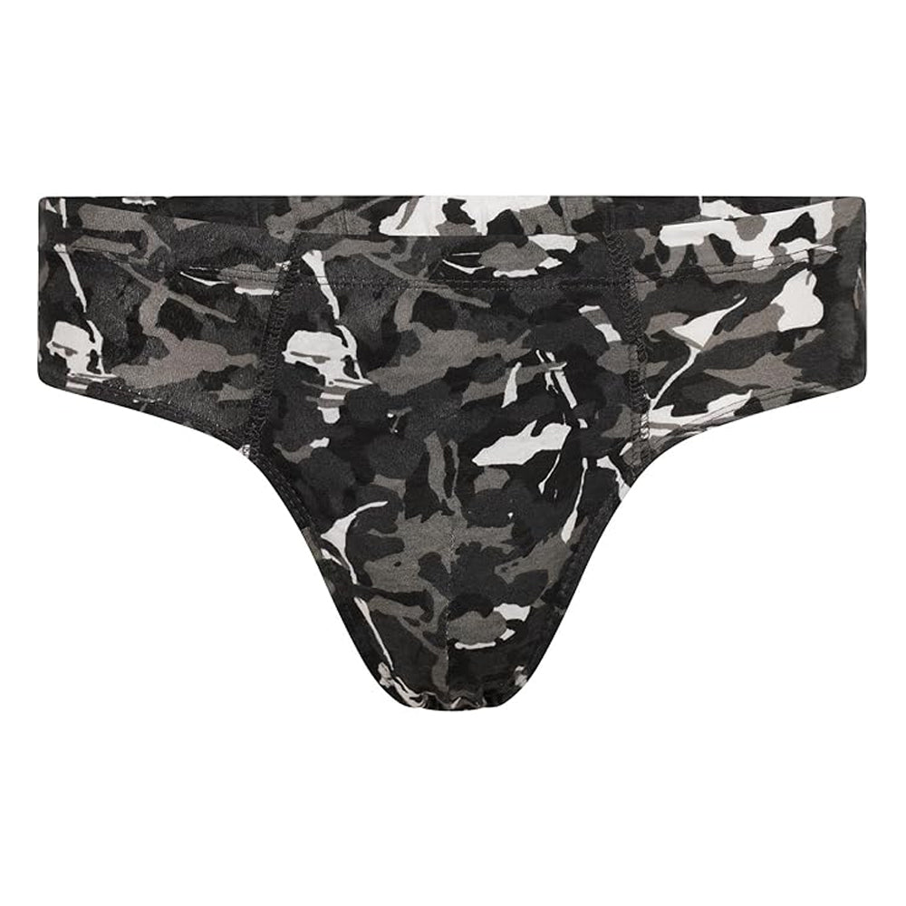 Multicoloured - Back - Keanu Boys Camouflage Briefs (Pack of 6)