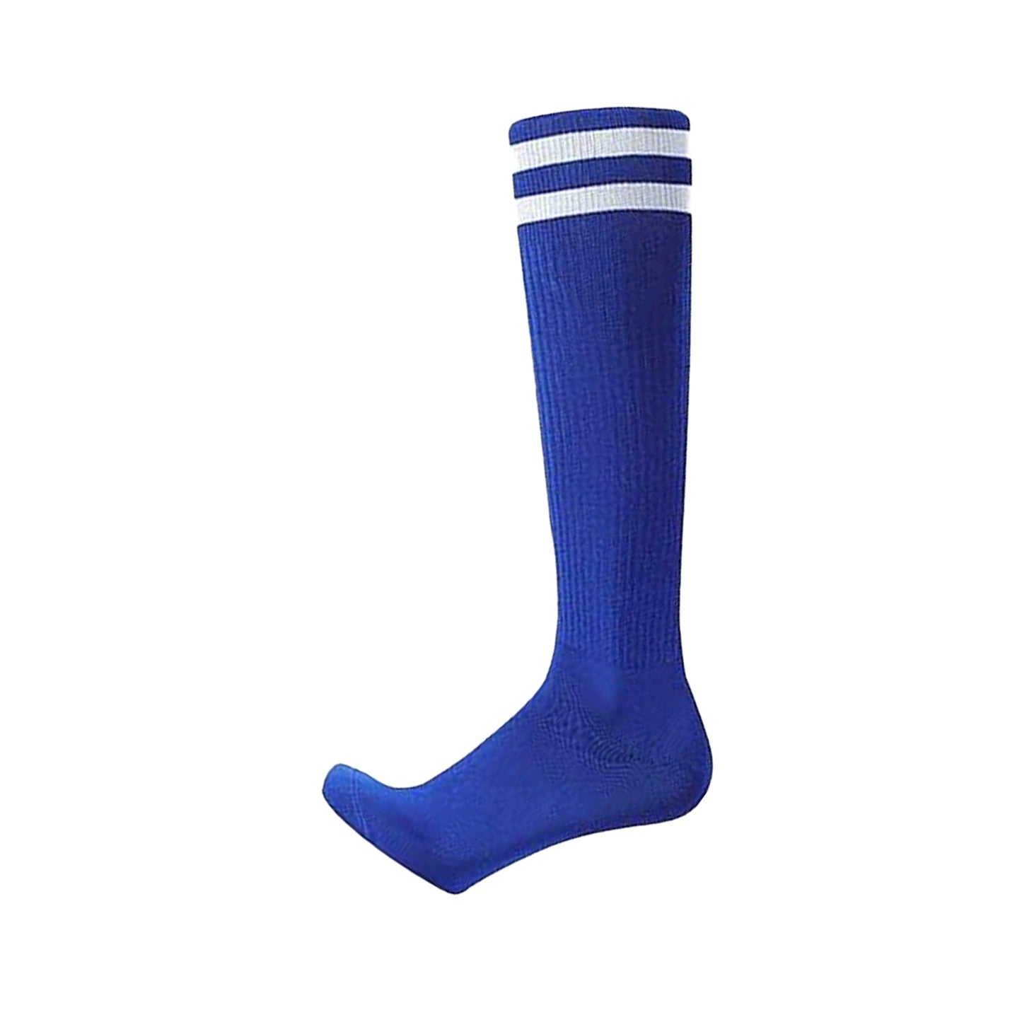 Blue - Front - Floso Mens Striped Hockey Socks (Pack of 3)