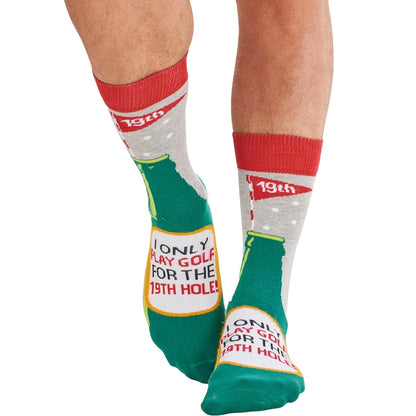 Multicoloured - Side - Soxy Mens Golf Ball Cotton Socks (Pack of 6)