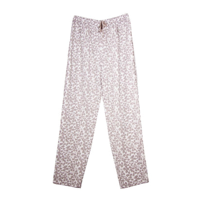 Blue-Grey - Side - Keanu Womens-Ladies Viscose Pyjama Bottoms (Pack of 2)