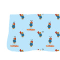 Blue-Red - Back - Paddington Bear Fleece Blanket