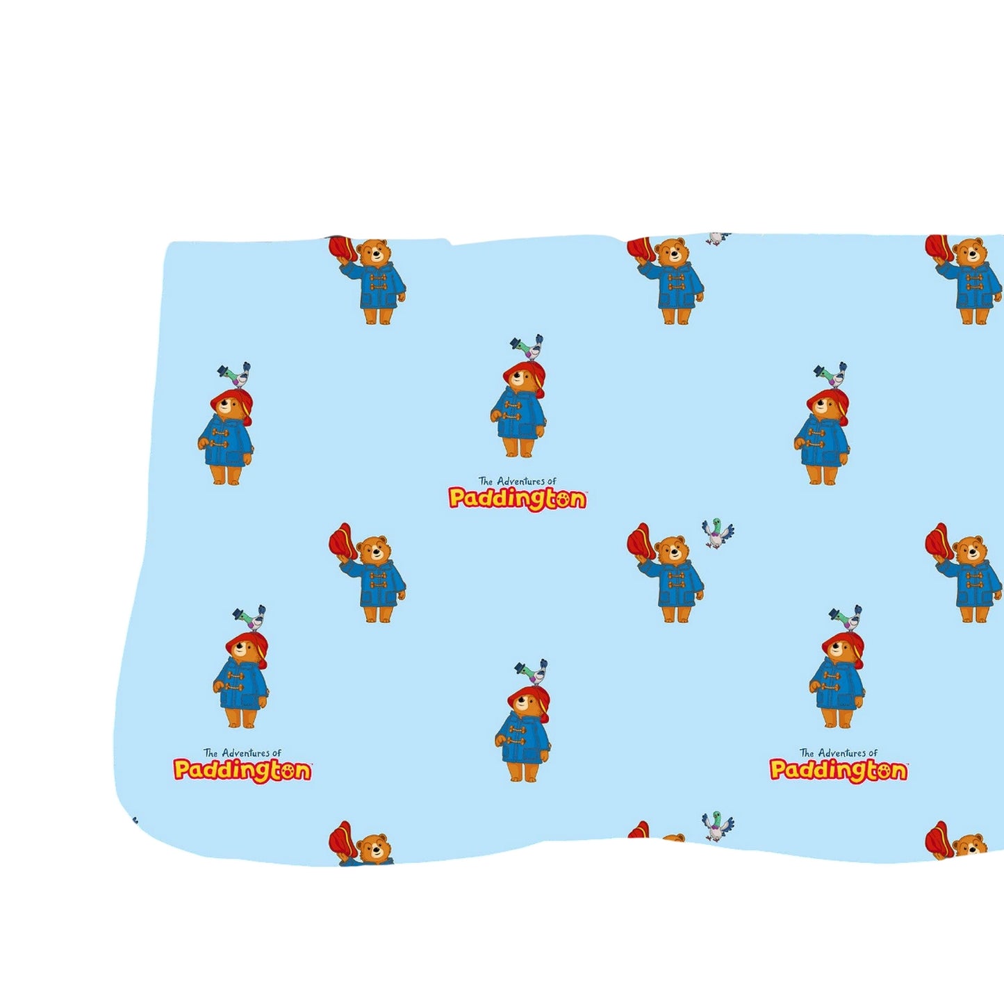 Blue-Red - Back - Paddington Bear Fleece Blanket