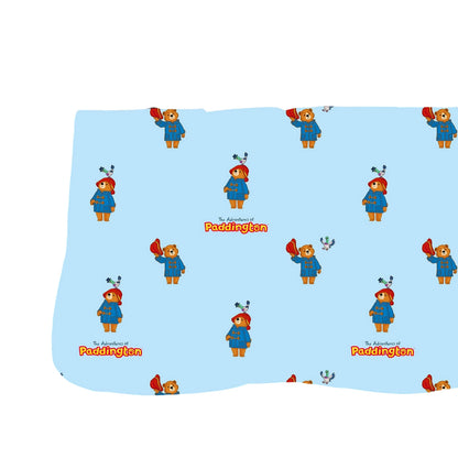 Blue-Red - Back - Paddington Bear Fleece Blanket