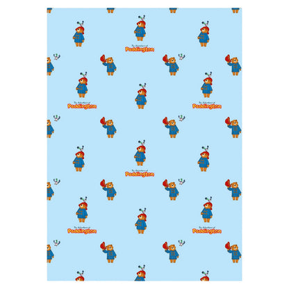 Blue-Red - Front - Paddington Bear Fleece Blanket
