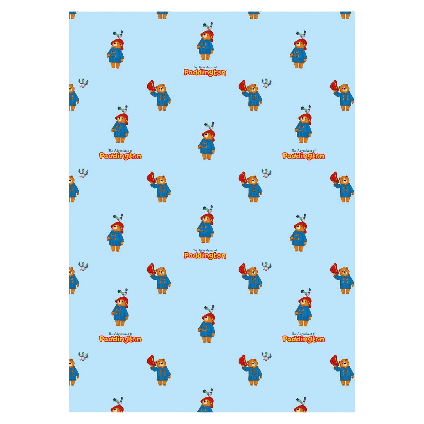 Blue-Red - Front - Paddington Bear Fleece Blanket