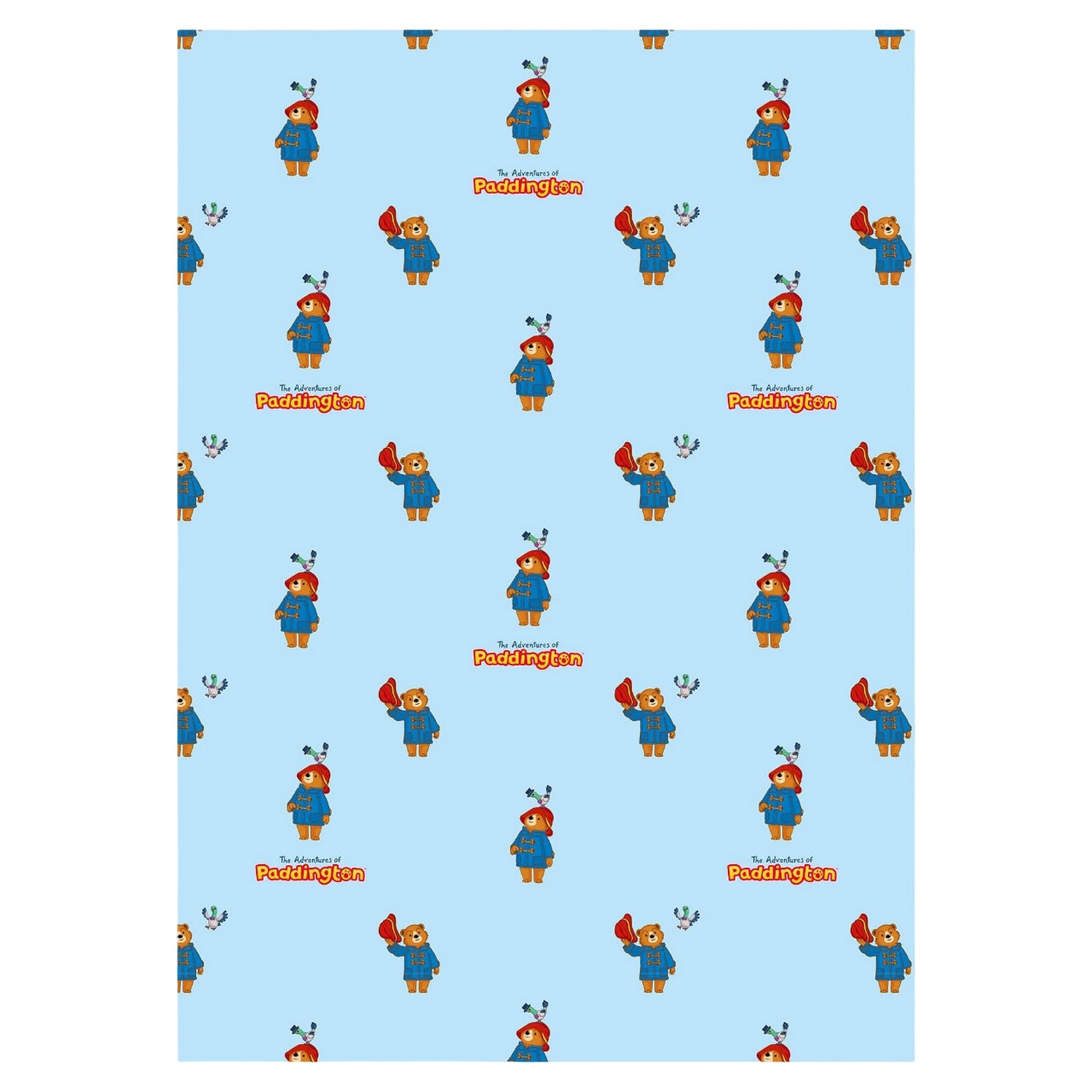 Blue-Red - Front - Paddington Bear Fleece Blanket