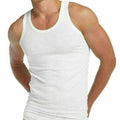 Black-Grey-White - Lifestyle - Keanu Mens Fitted Vest Top (Pack of 6)