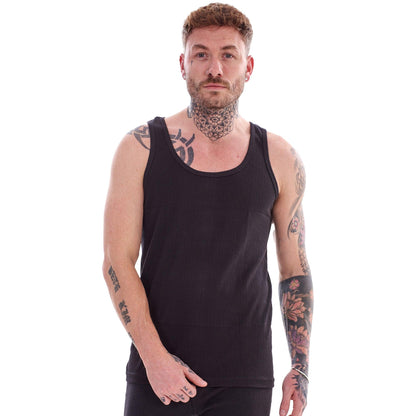 White - Side - Heatforce Mens Thermal Vest (Pack of 3)
