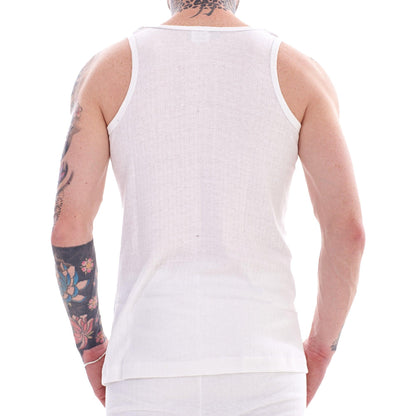 White - Pack Shot - Heatforce Mens Thermal Vest (Pack of 3)