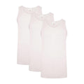 White - Lifestyle - Heatforce Mens Thermal Vest (Pack of 3)