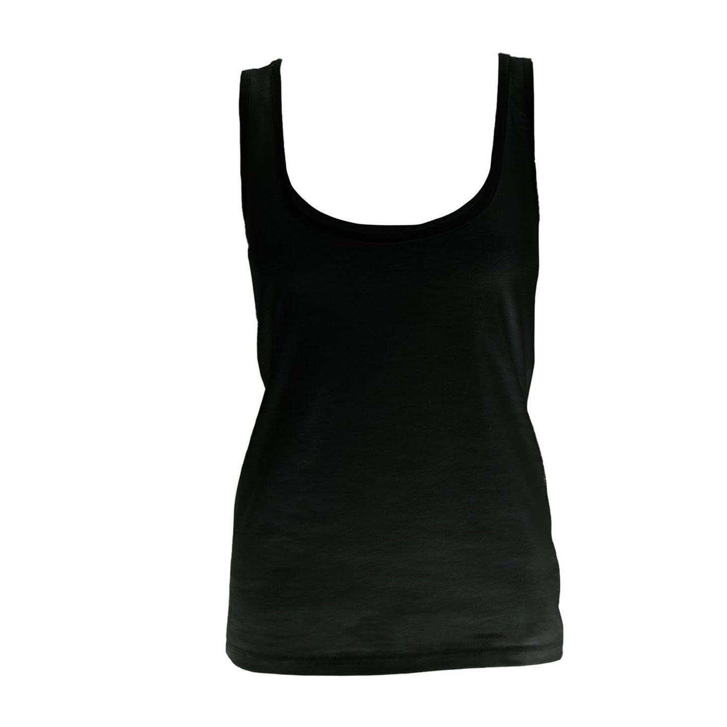 Charcoal-Dark Blue - Side - Keanu Womens-Ladies Cotton Blend Vest Top (Pack of 3)