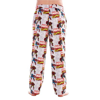 Multicoloured - Back - Marvel Avengers Mens Lounge Pants (Pack of 2)