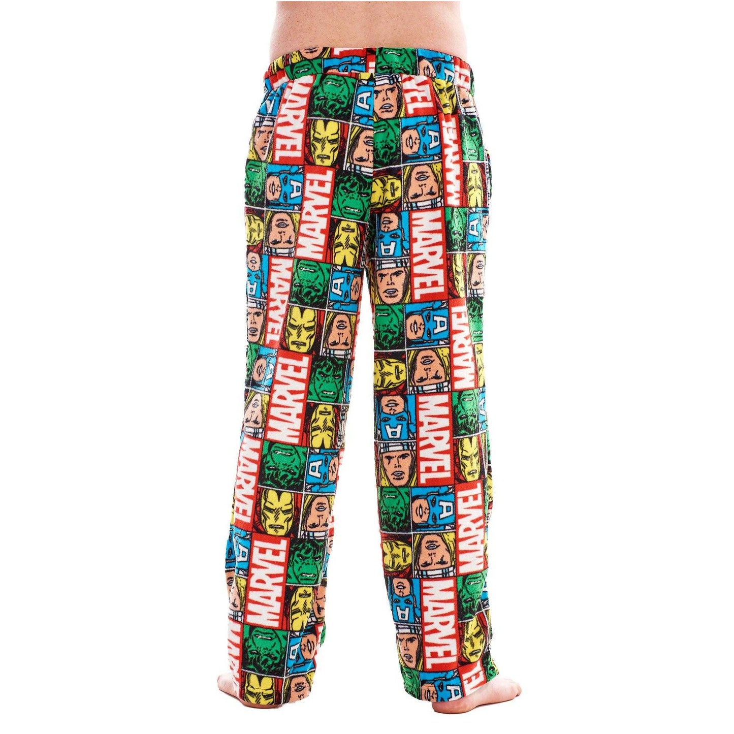 Multicoloured - Side - Marvel Avengers Mens Lounge Pants (Pack of 2)