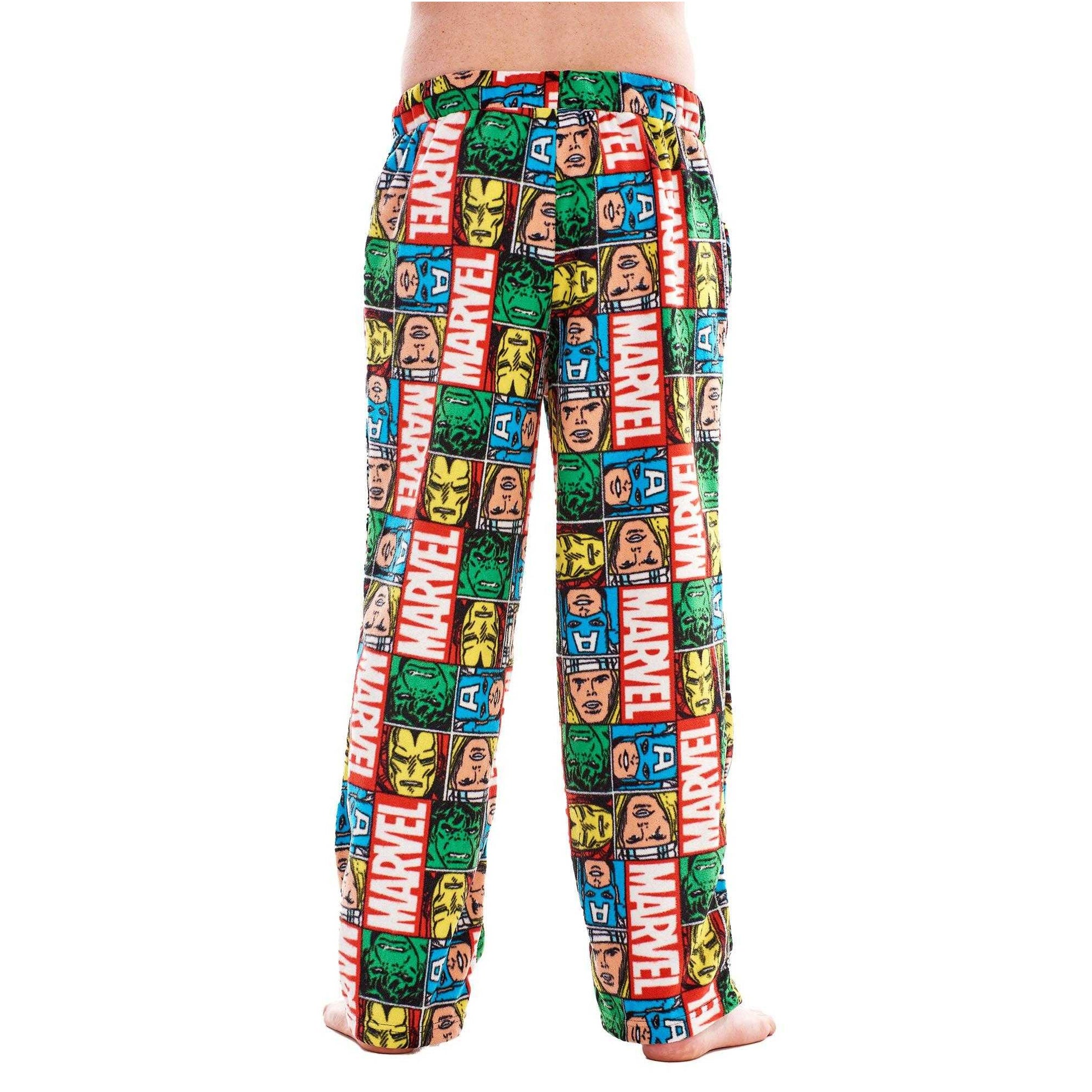 Multicoloured - Side - Marvel Avengers Mens Lounge Pants (Pack of 2)