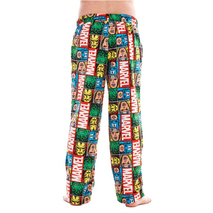 Multicoloured - Side - Marvel Avengers Mens Lounge Pants (Pack of 2)