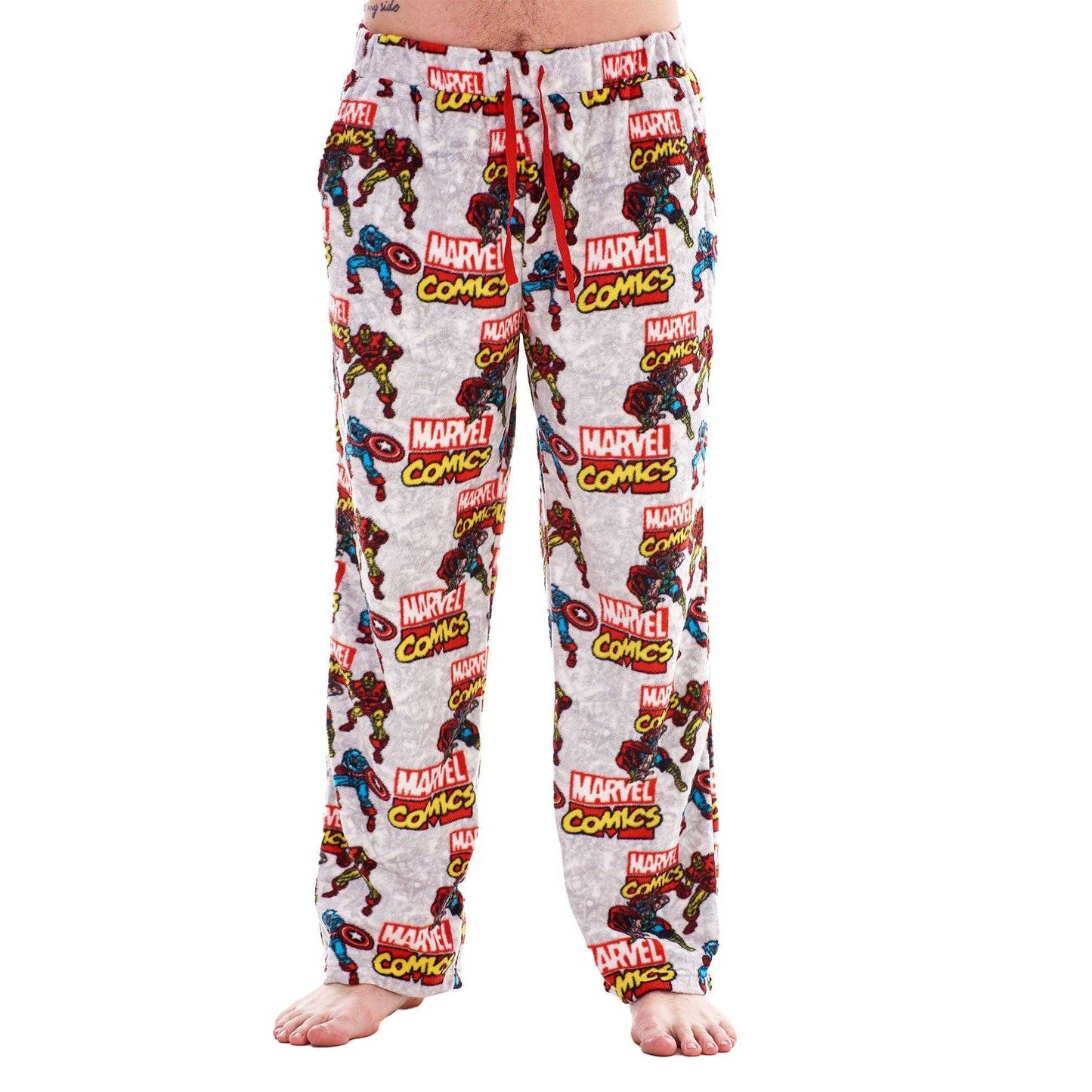 Multicoloured - Close up - Marvel Avengers Mens Lounge Pants (Pack of 2)