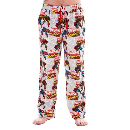 Multicoloured - Close up - Marvel Avengers Mens Lounge Pants (Pack of 2)