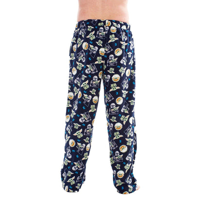 Multicoloured - Back - Star Wars Mandalorian Mens Lounge Pants (Pack of 2)