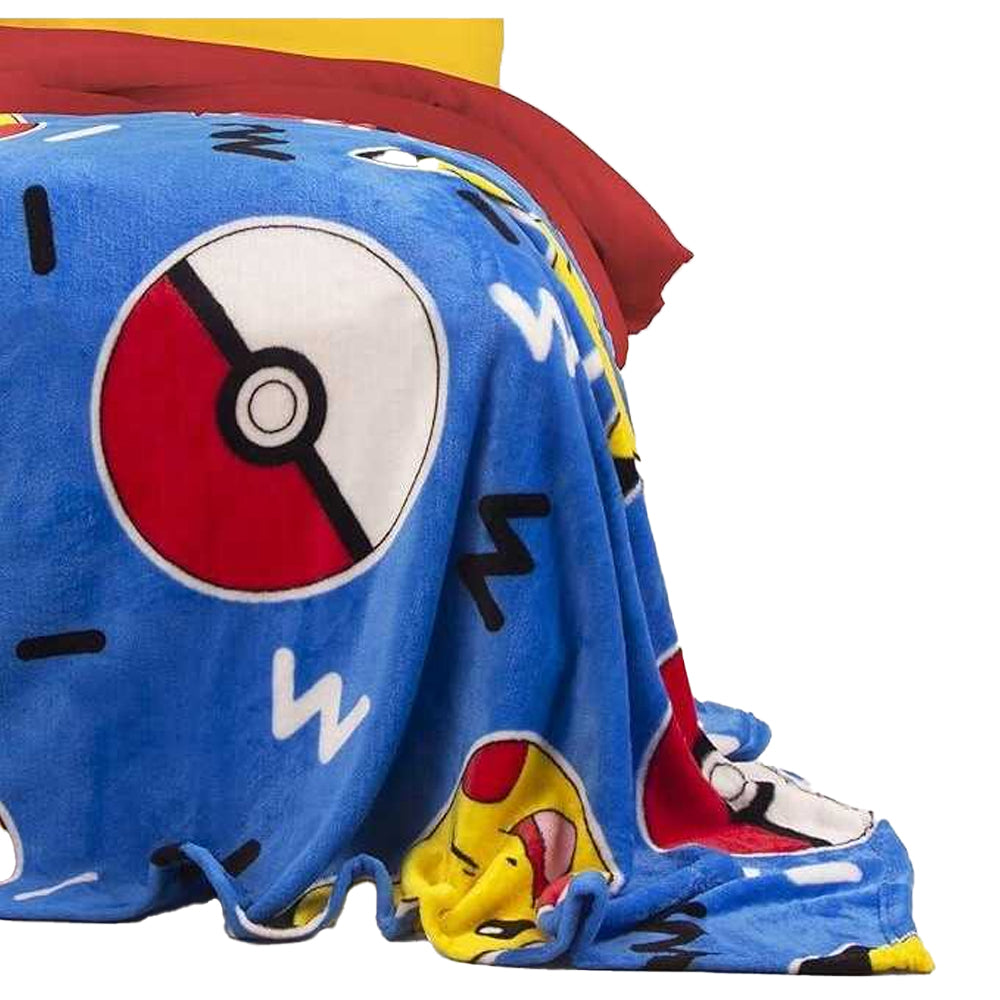 Multicoloured - Back - Pokemon Memphis Fleece Blanket