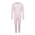 Pink - Front - K Collection Childrens-Kids Long-Sleeved Thermal Base Layers Set