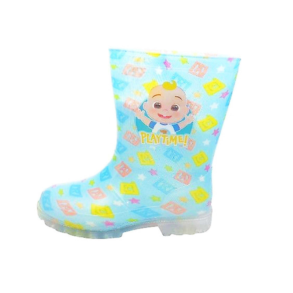 Sky Blue - Back - Cocomelon Childrens-Kids Playtime! All-Over Print Wellington Boots