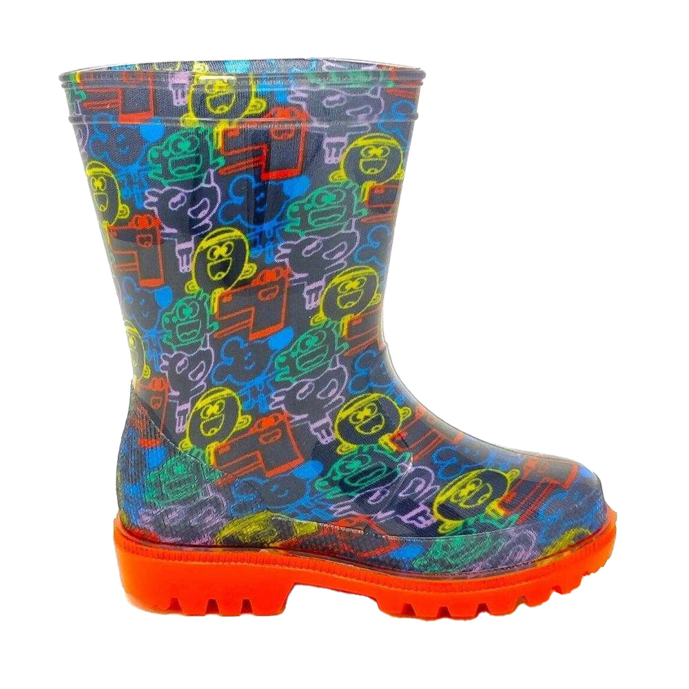 Multicoloured - Lifestyle - Hey Duggee Childrens-Kids Printed Wellington Boots