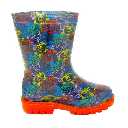 Multicoloured - Lifestyle - Hey Duggee Childrens-Kids Printed Wellington Boots