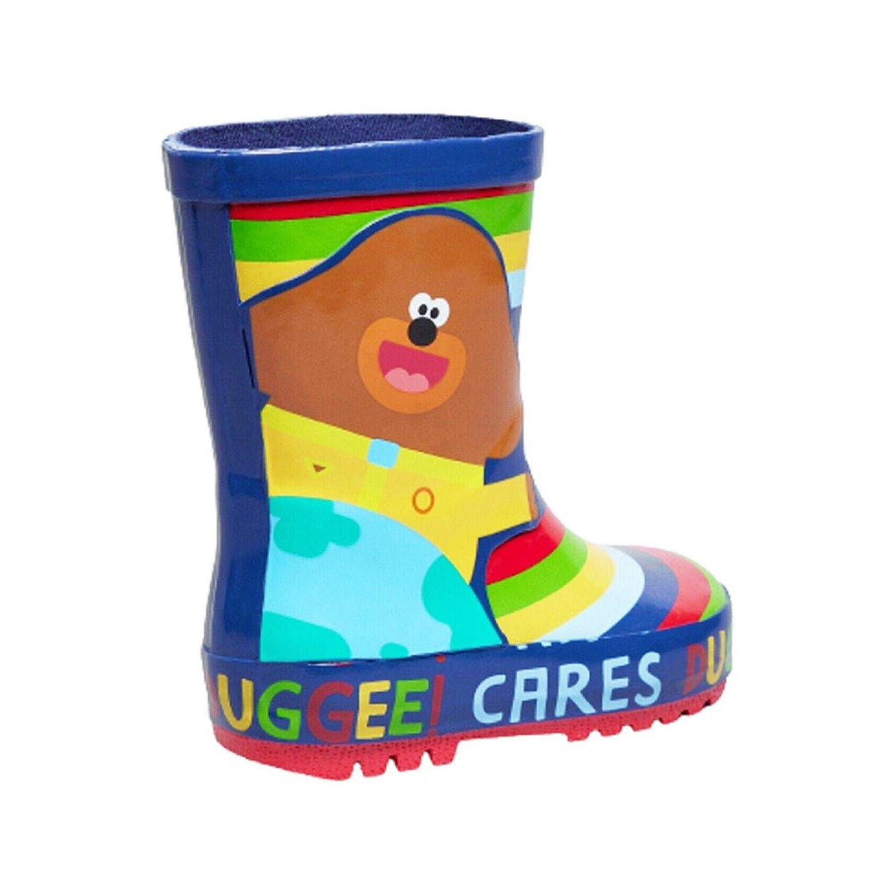Multicoloured - Close up - Hey Duggee Childrens-Kids Printed Wellington Boots