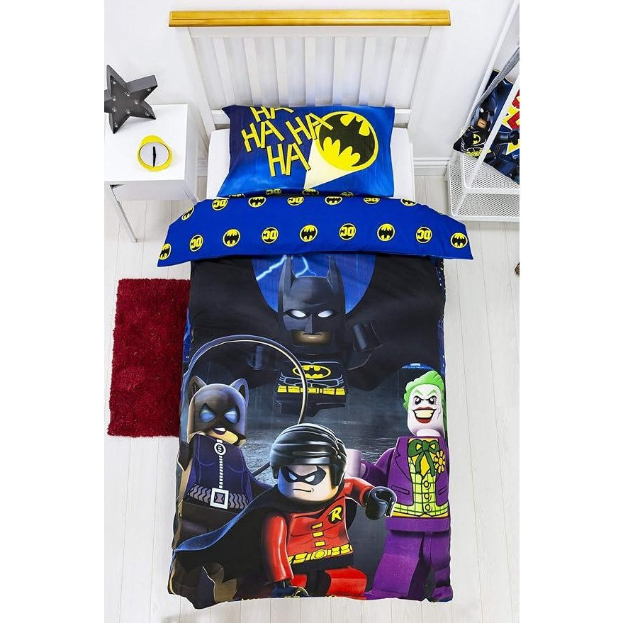 Multicoloured - Back - Lego Batman Movie Reversible Duvet Set