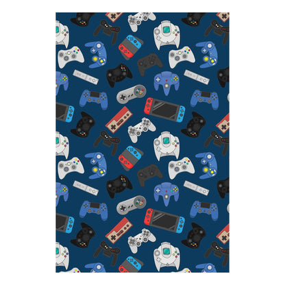 Multicoloured - Front - Gamer Fleece Game Controller Blanket