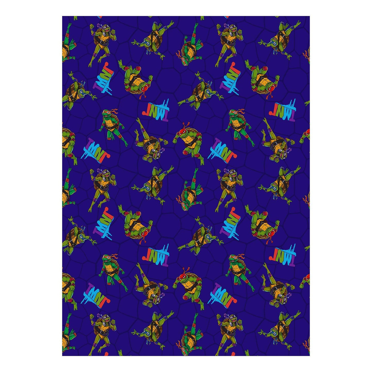 Multicoloured - Front - Rise Of The Teenage Mutant Ninja Turtles Fleece Turtles Blanket
