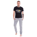 Black-Grey - Side - Norfolk & Way Mens Novelty Pyjama Set