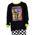 Multicoloured - Back - Five Nights At Freddys Childrens-Kids Game Over Long Pyjama Set (Pack of 2)