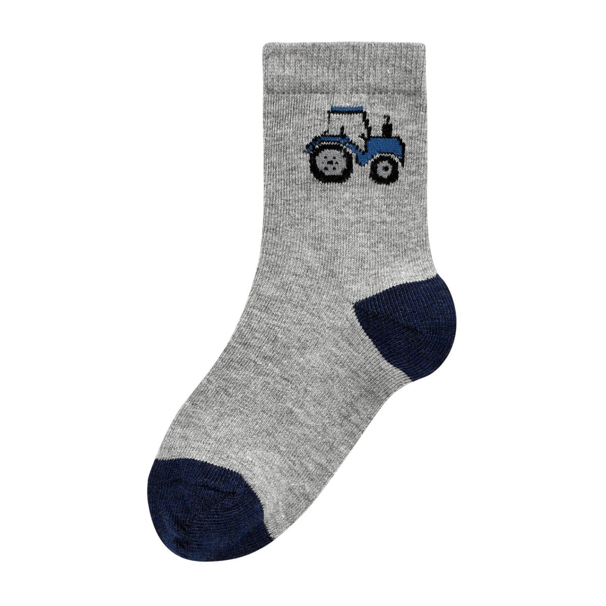 Multicoloured - Side - Ex Store Childrens-Kids Transport Cotton Socks (Pack of 7)