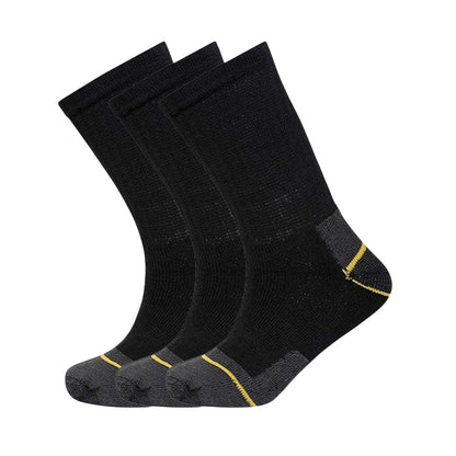 Black - Side - Soxy Mens Contrast Striped Socks (Pack of 12)