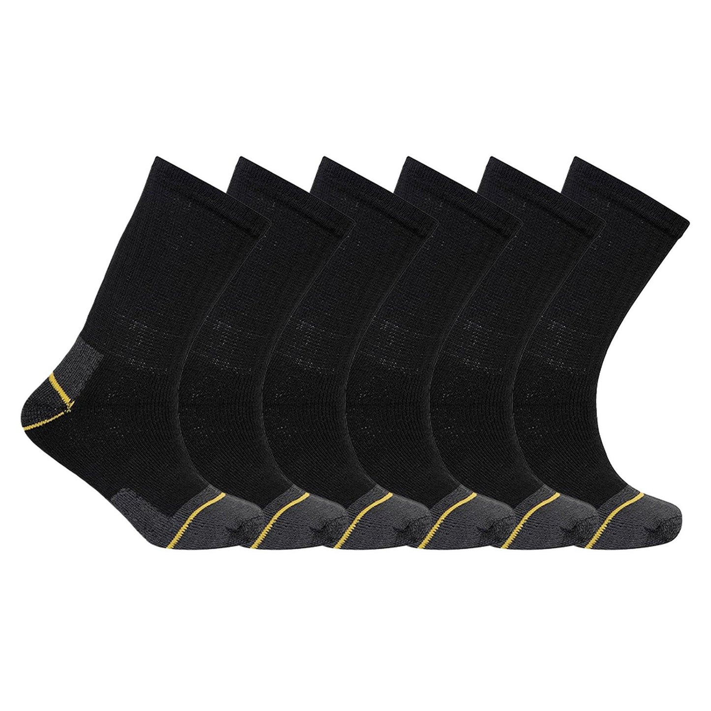 Black - Back - Soxy Mens Contrast Striped Socks (Pack of 12)