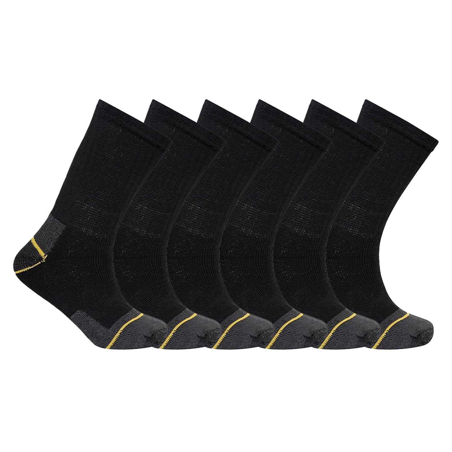Black - Back - Soxy Mens Contrast Striped Socks (Pack of 12)