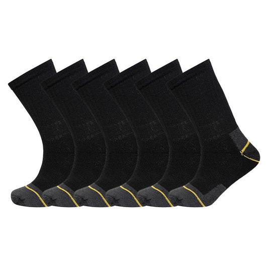 Black - Front - Soxy Mens Contrast Striped Socks (Pack of 12)