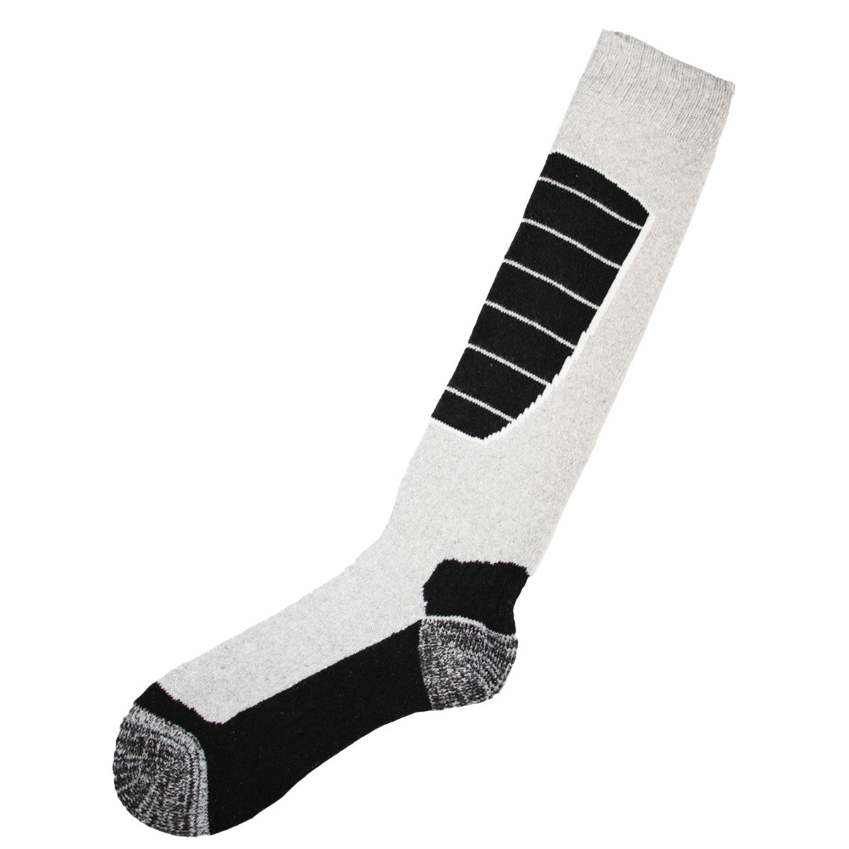 Black-Charcoal-Beige - Pack Shot - Soxy Mens Thermal Ski Socks (Pack of 5)