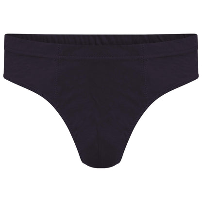Multicoloured - Back - Keanu Boys Plain Briefs (Pack of 6)