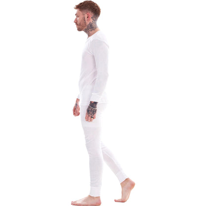 White - Side - Heatforce Mens Thermal Base Layers (Pack of 2)